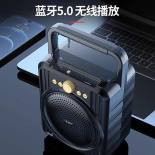 Chigo M56 Wireless Bluetooth Speaker Microphone Karaoke Audio Card Outdoor Home Square Dance Theater Machine