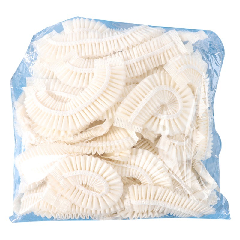 Cross-border shower cap fully degradable disposable shower cap women's waterproof shower starch shower cap hotel hotel home dust cover