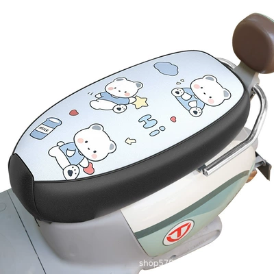 Electric car cushion: Motorcycle Sunscreen Tram Cartoon Seat