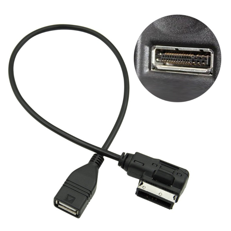 大众奥迪转换线 MDI AMI AUX USB 音频线 途观 途锐 a6 q5 音频线