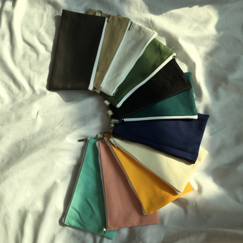 無地ジッパー付きシンプルクリエイティブ可愛い小銭入れ無地ペンケースキー携帯電話バッグ卸売