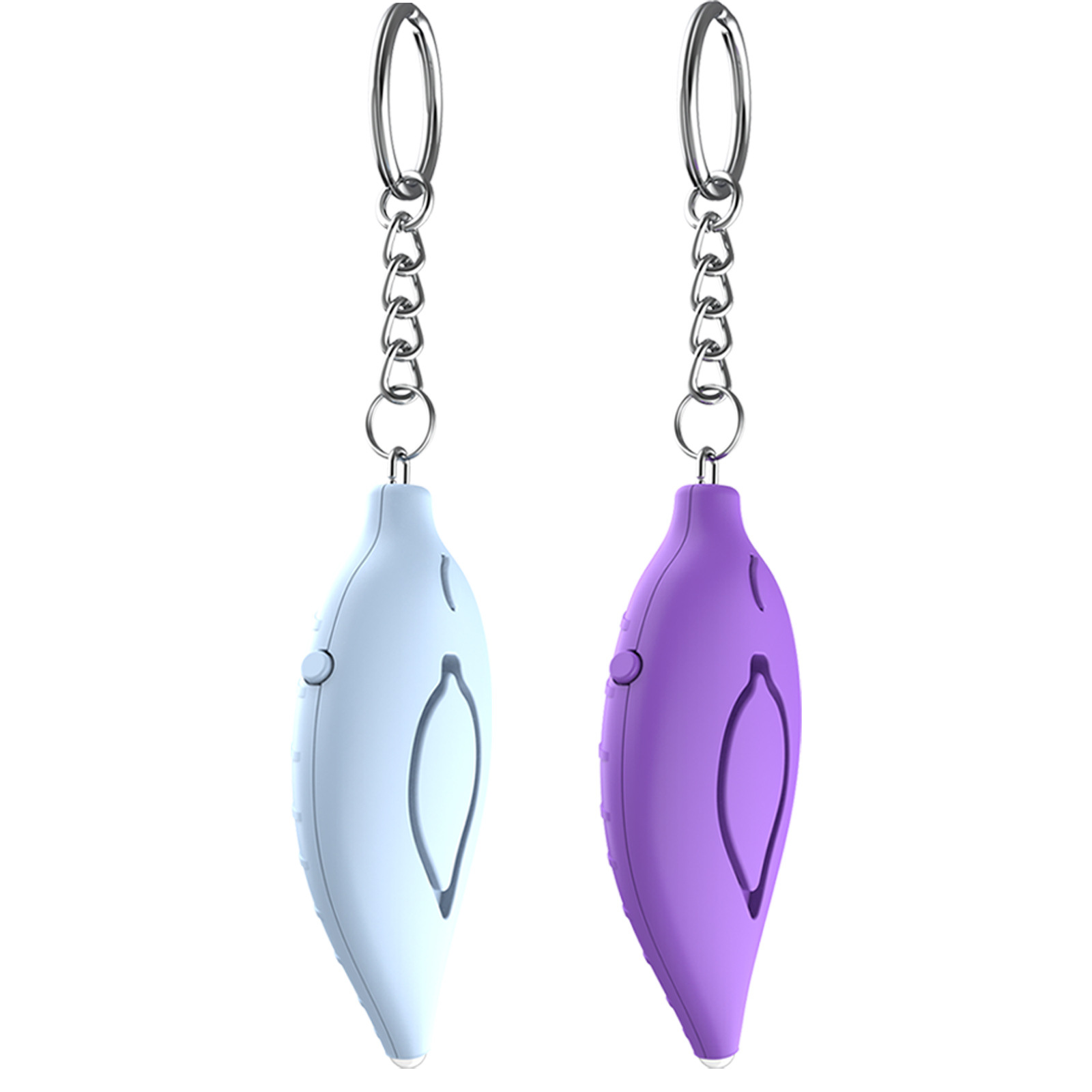 Alarma Personal Forma de Hoja MP-A01 con Luz LED 130 dB para Mujeres y Adultos Mayores