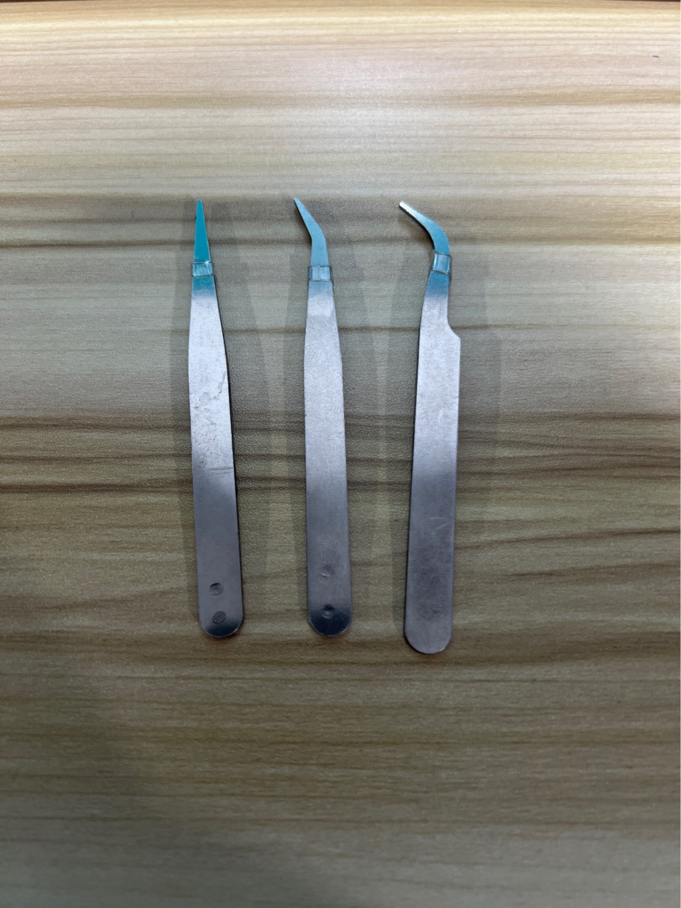 不锈钢镊子手工弯嘴镊子工具维修扁头小镊子修眉美甲点钻镊小夹子-阿里巴巴
