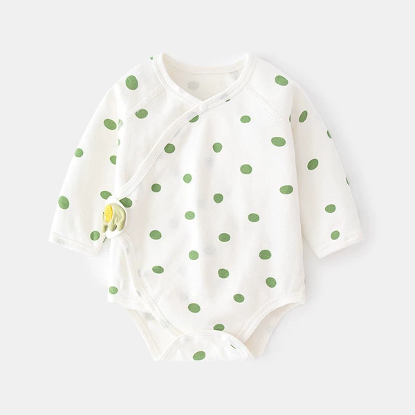 Green (cotton -wool small elephant wave dot fart clothing)