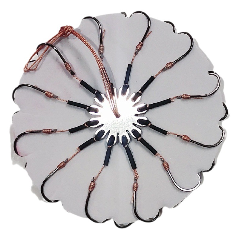 Twelve-claw flap hook Ishini eight-Claw hook clip cake hook sea Rod plate hook explosive hook replica Yunan counter hook