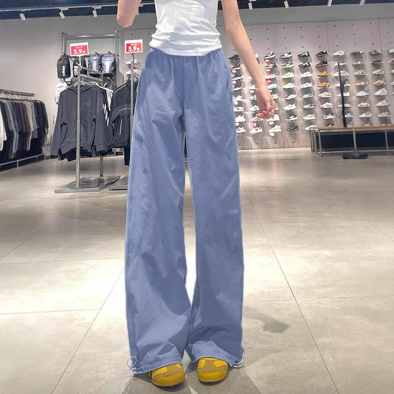 Pantalón entallado casual azul