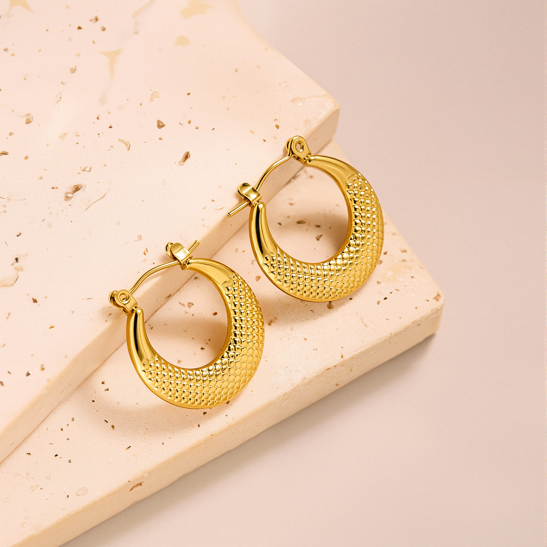 Eh080 earrings gold