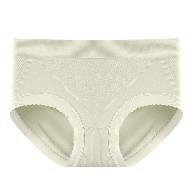 Ropa interior sin costuras de cintura media cómoda, suave y agradable para la piel 2024 nueva entrepierna transpirable de seda 7A ropa interior de mujer de alta elasticidad