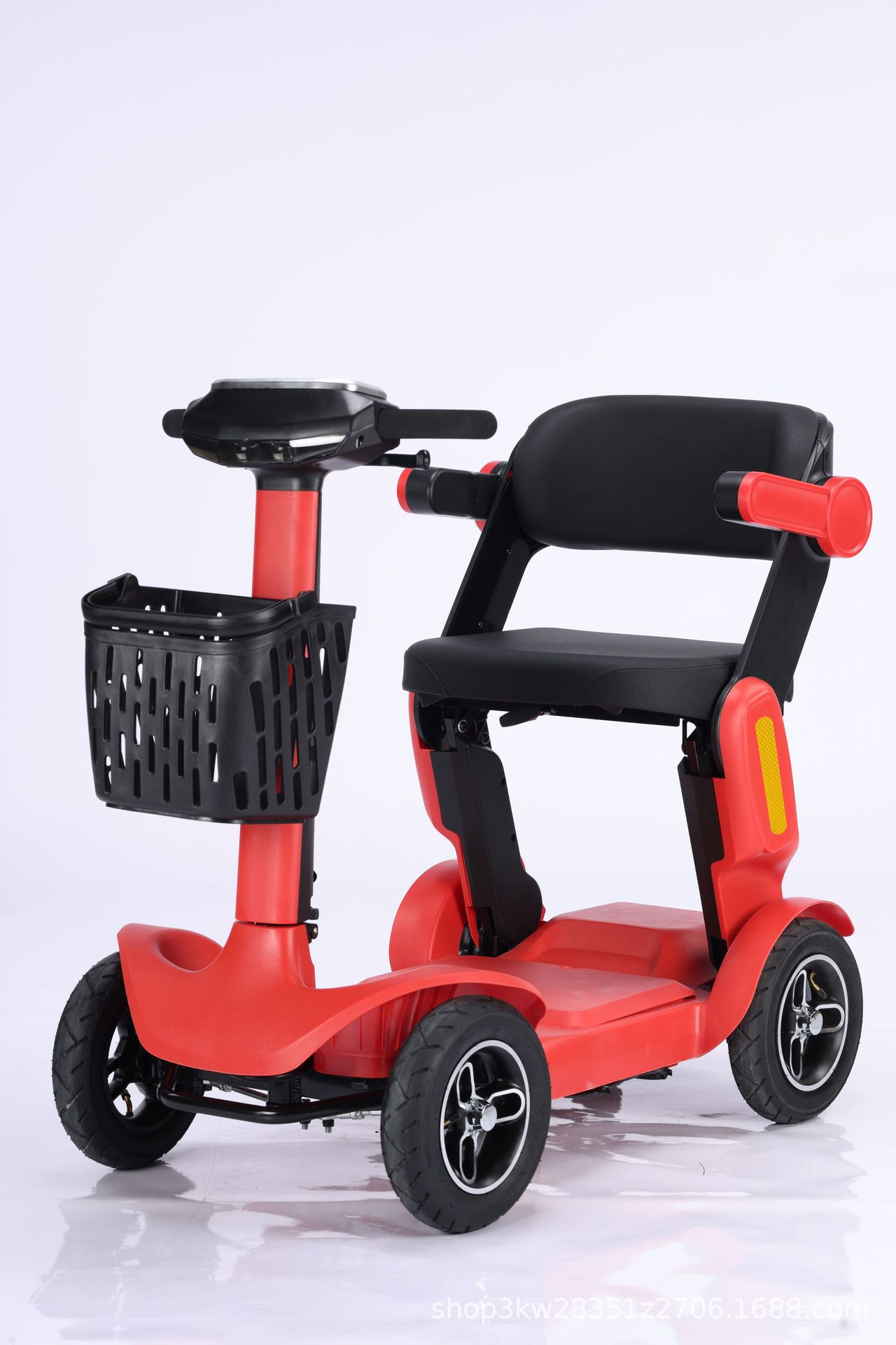 Cross-border leisure vehicle, small bus, disabled-friendly, small household foldable electric four-wheel vehicle