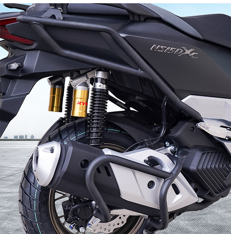 Suitable for Xin Da Zhou Honda Ns150Xc Bumper Exhaust Bar Anti-Fall Bar Water Tank Cover Exhaust Cover Modification Accessories