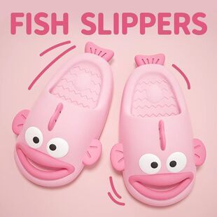 Cross-border Clown Fish Slippers Women's Summer 2024 New Style Baotou Home Shit Feeling Thick Bottom Non-slip Outer Wearing Slides