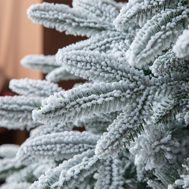 Árbol de Navidad de lujo, tamaño grande de 1.8m/3m, árbol de Navidad denso con efecto de nieve, decoración para centros comerciales, pino artificial.