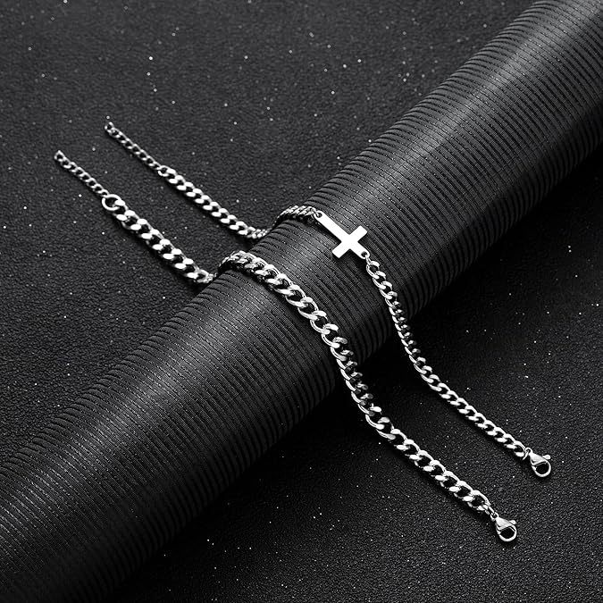 European and American Cross-Border Popular Creative Handmade Versatile Titanium Steel Bracelet Stainless Steel Personalized Trendy Simple Fashion Jewelry