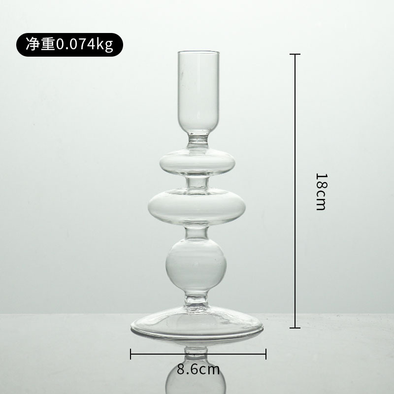 Directo de fábrica hogar Europeo retro candelabro de cristal simple casa romántica decoración adornos