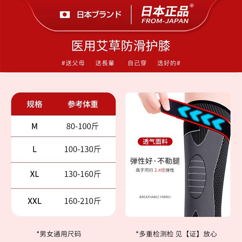 艾草发热护膝套保暖老寒腿男女士中老年人膝盖关节保护套防寒专用|undefined