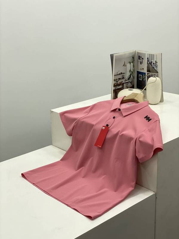 HH海丽汉森2025夏季新款男士速干短袖POLO衫冰爽弹力商务休闲|undefined