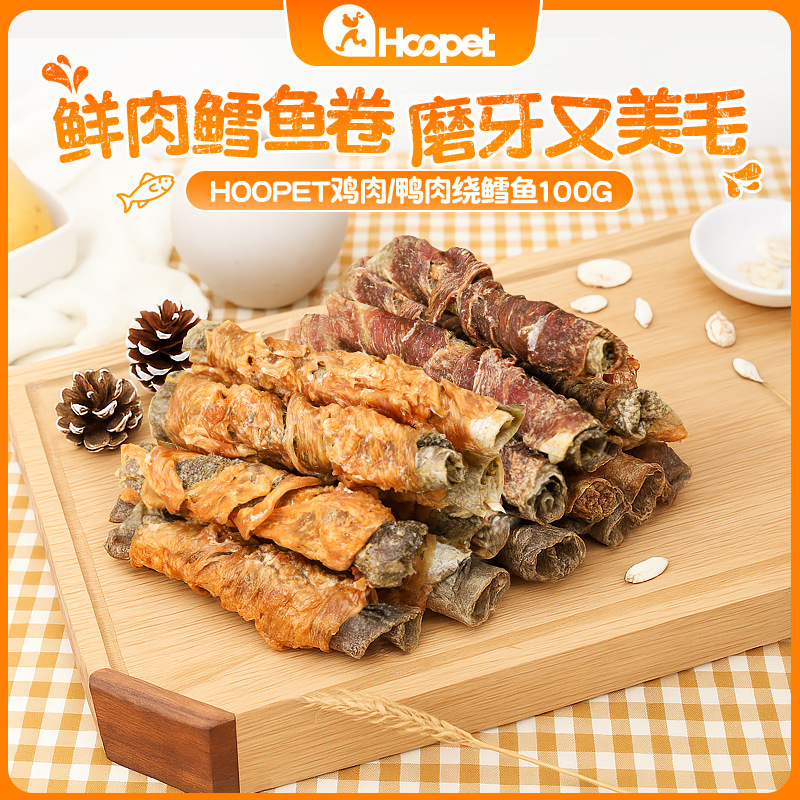 25S0164G宠物零食鸡肉绕鳕鱼 100g