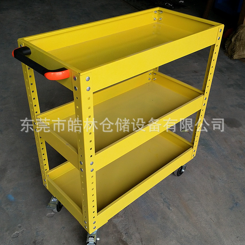 厂家直销钢制工具车三层移动手推车多功能零件周转车价格优惠