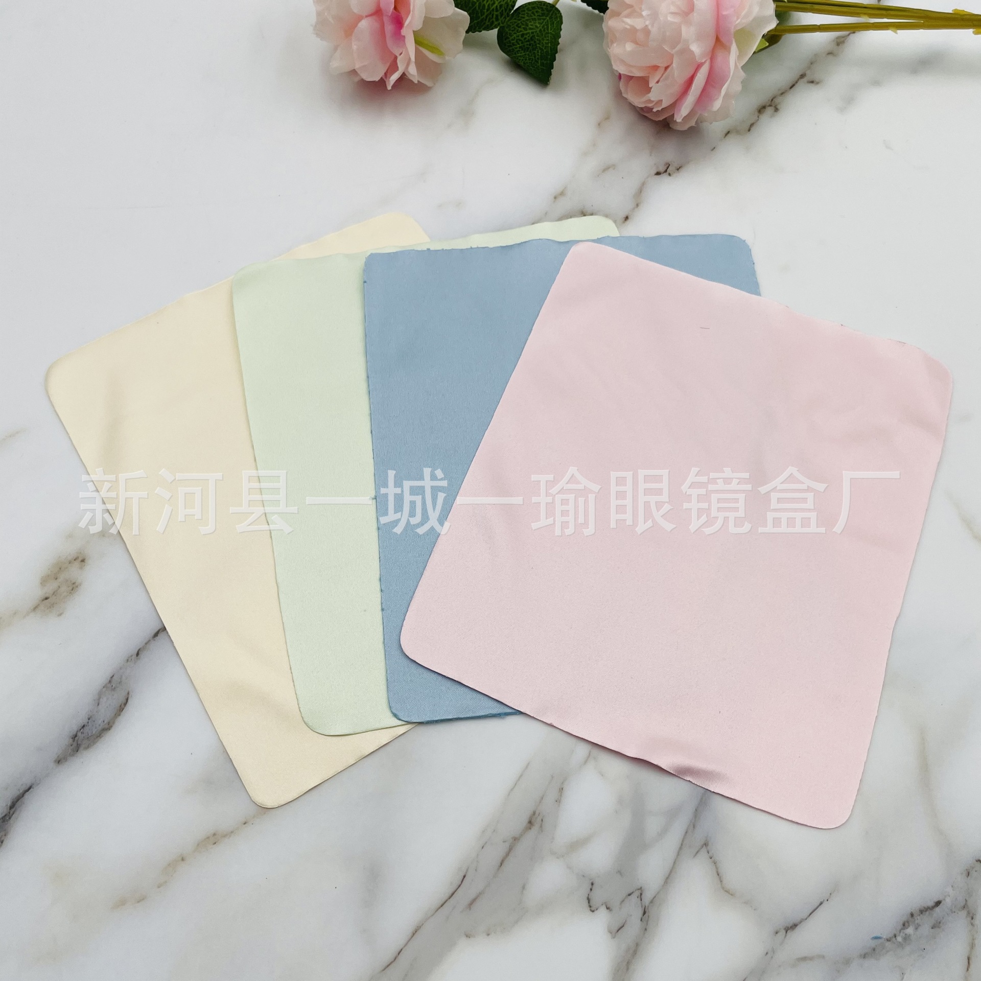 メガネクロス マイクロファイバー アイランドシルク スエード メガネクリーニングクロス 全素材 2000枚 無料印刷