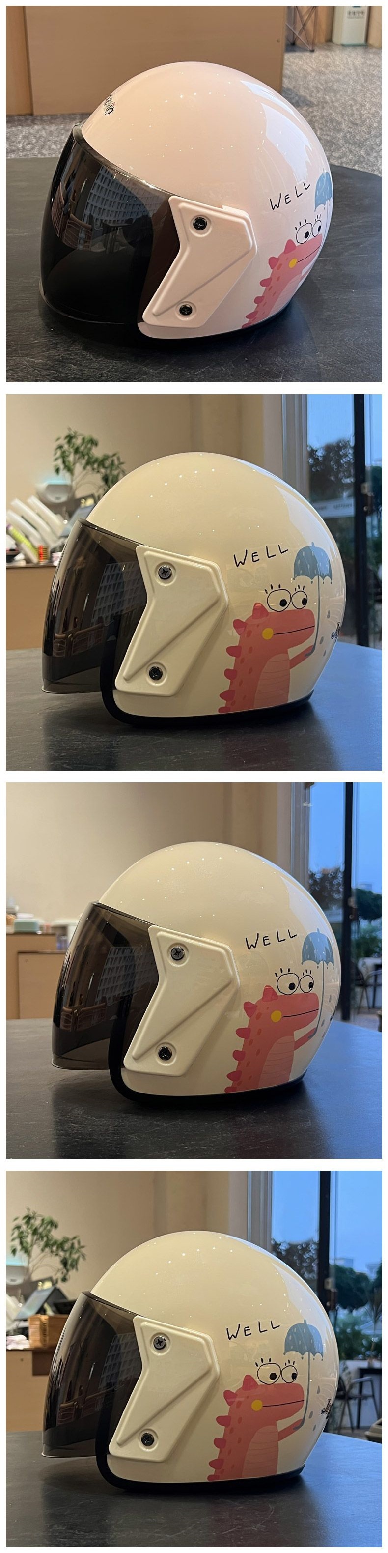 Autumn and winter 3C certified electric vehicle helmet, cute motorcycle and electric scooter safety helmet, warm, national standard half helmet