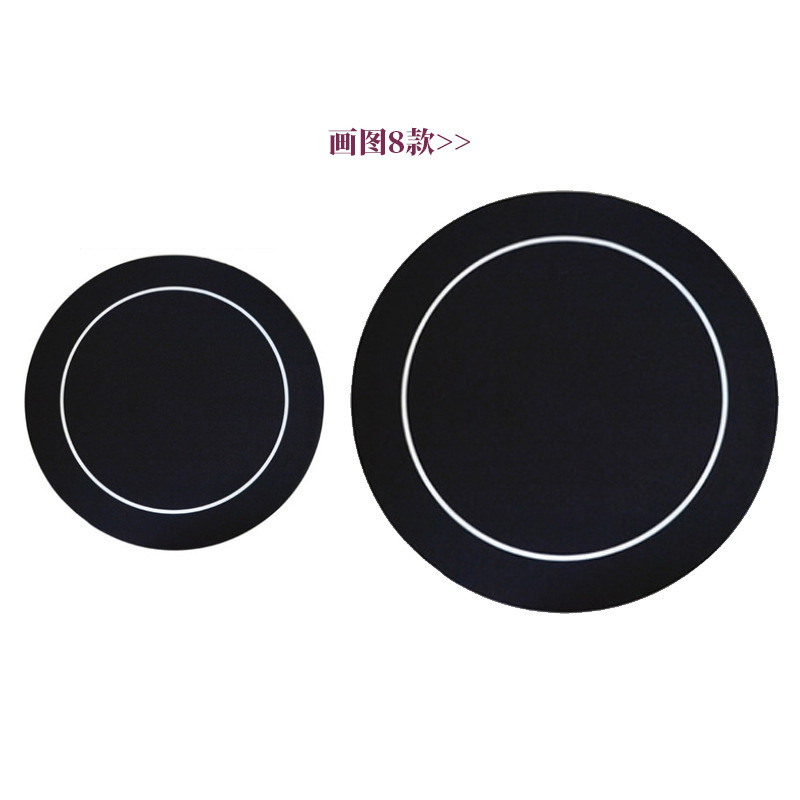 Texas poker estera de mesa Baijia dados paño estera de mesa redonda chip de juego de la tarjeta de Jack Negro alfombra de goma personalización