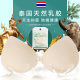 Latex Chest Pad Insert Underwear Beautiful Back Bra Chest Pad Thin and Thick Push-up Women's Split Replacement Sponge Inner Pad