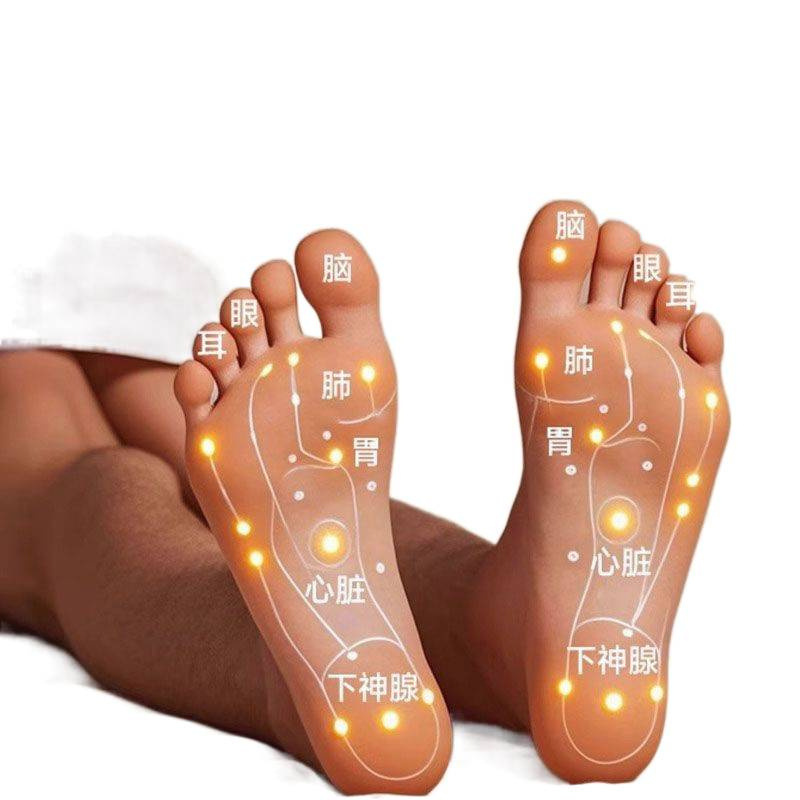Placa de presión de dedos de medicina tradicional china gruesa almohadilla de plantar redonda acupuntura gruesa pie pie pie paso meridiano ultra-trotando almohadilla de masaje