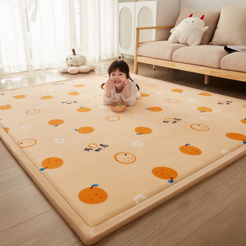 Living room baby crawling mat baby thickened Anti-fall mat bedside children floor mat sleeping floor mat washable