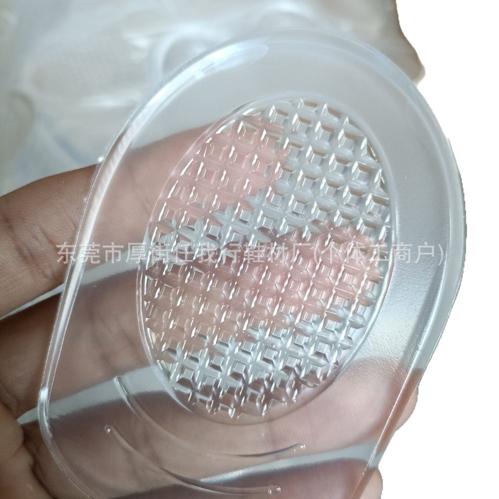 Transparent silicone heel sticker