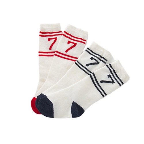 Newborn socks, children's summer socks, wholesale kacakid baby thin mid-calf girls' red sports socks