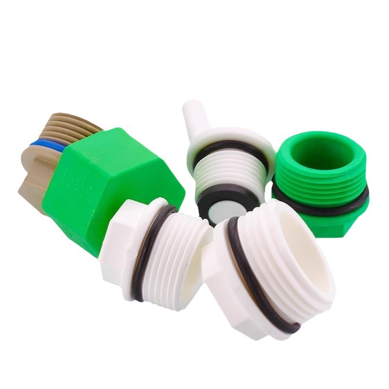 Ppr tubo de agua enchufe 4 puntos 6 puntos 1 pulgadas interno y externo alambre enchufe conejo oreja cinturón anillo de cuero libre materia prima cinturón mano Twist