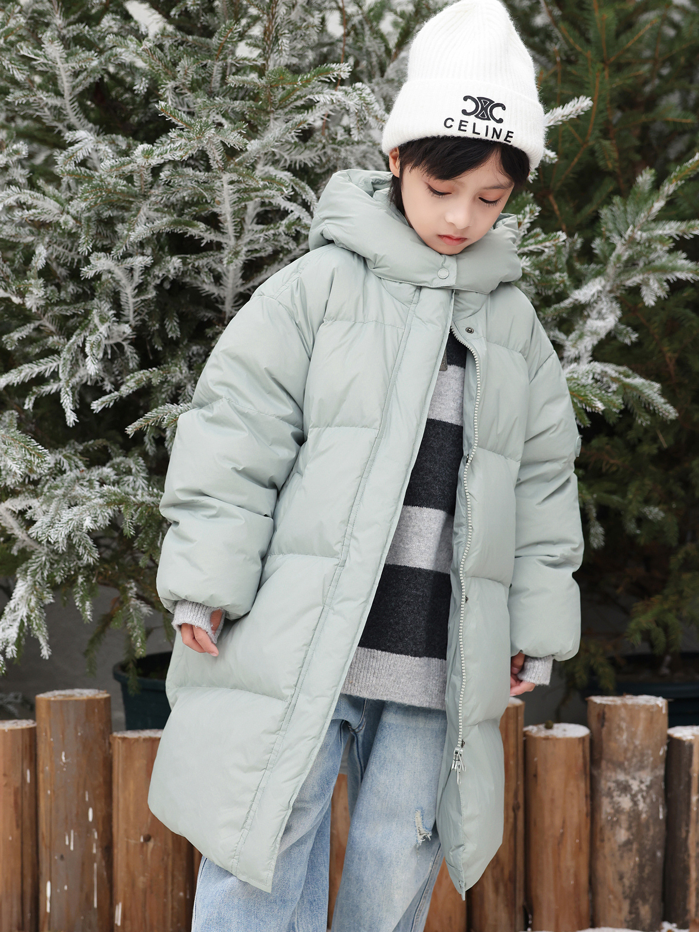 Children's winter down jacket for boys