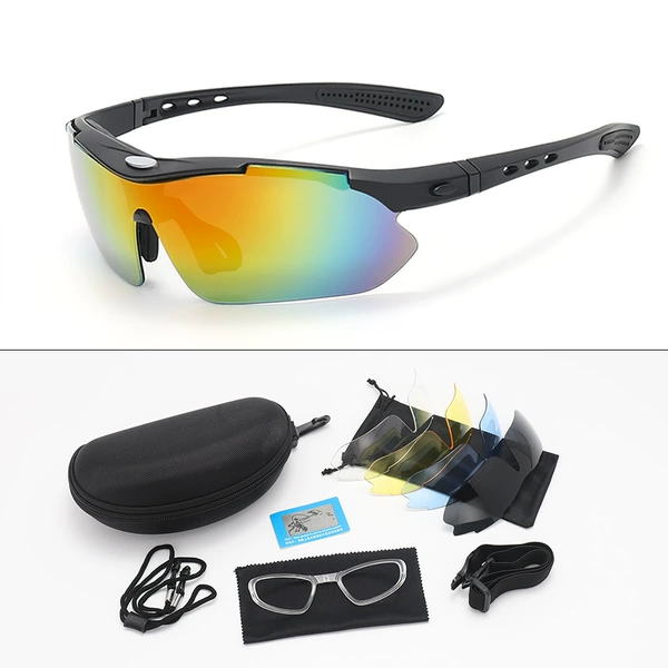 Sand and black frame polarized version 5 pair of lenses