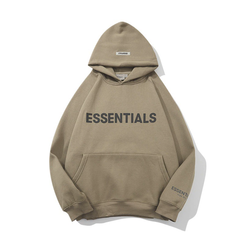 FOG ESSENTIAL новая многострочная толстовка, отражающая куртка, трендовый бренд, надпись на худи, стильный повседневный универсал