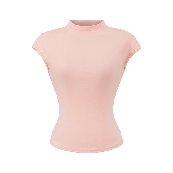 Summer fitted elastic T-shirt