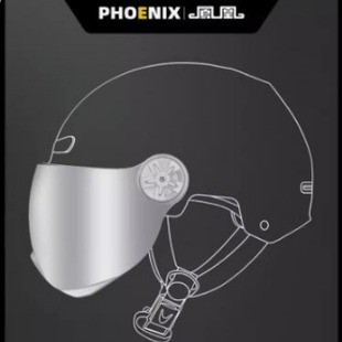Specialized Non-Universal Helmet Lens Accessories, Small Stickers, Various Models of Silver-Plated Sun Protection for Motorcycles