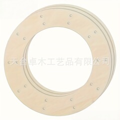 跨境亚马逊木质工艺品花环木片切片框架DIY节日情人节复活节婚礼