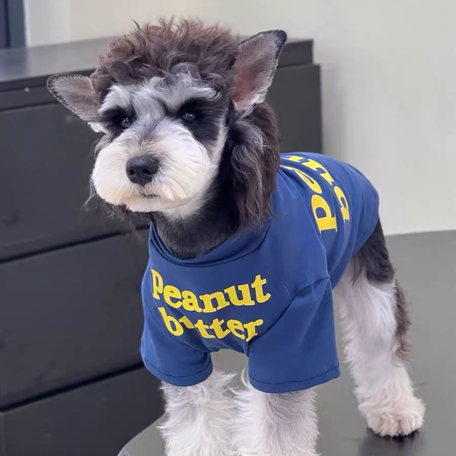 Dog Summer Schnauzer New Thin Cute Anti-Slip Clothes Hoodie Pet Small Warm Cat Stylish_voghion.com