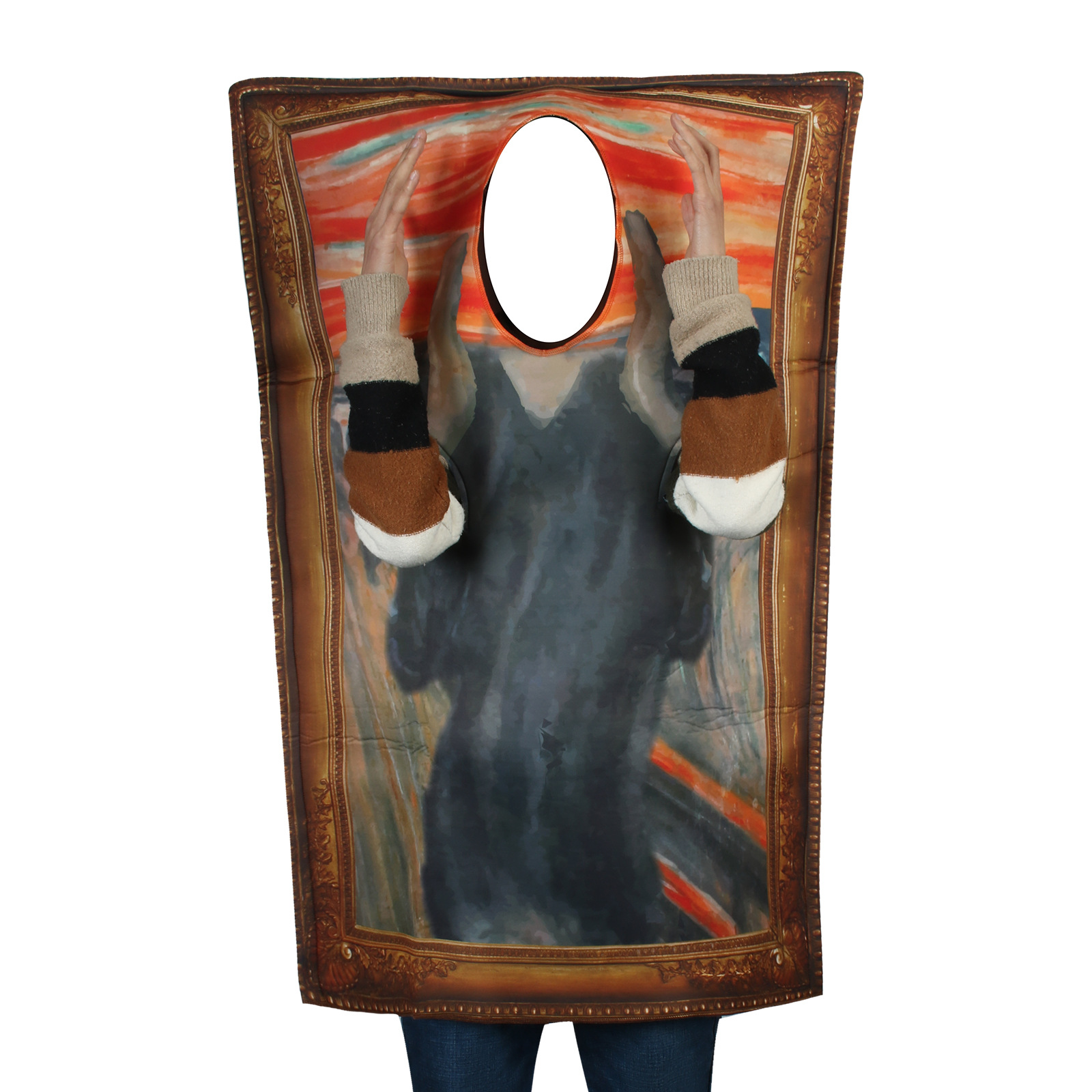 New Halloween party performance costume fun spoof mural costume campus activity performance jumpsuit