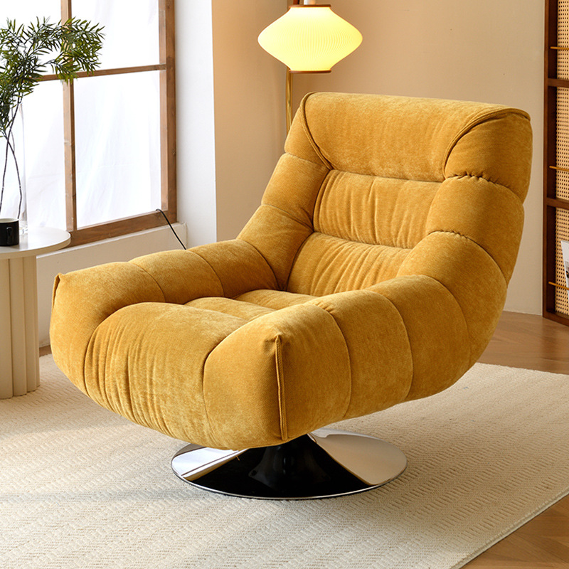Designer single sofa swivel chair, minimalist modern home living room balcony leisure stylish fashion, internet celebrity lazy sofa chair