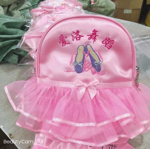 New children's dance backpack wholesale fashionable girl ballet dance bag student children's double shoulder bag dance bag