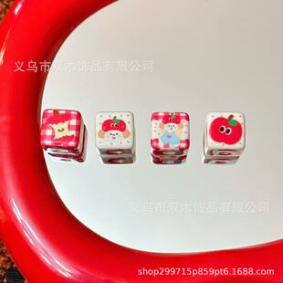 14mm��ɫӡ���O��С��ͨ���� diy܇������֙C��^�K�l��Ʒ���