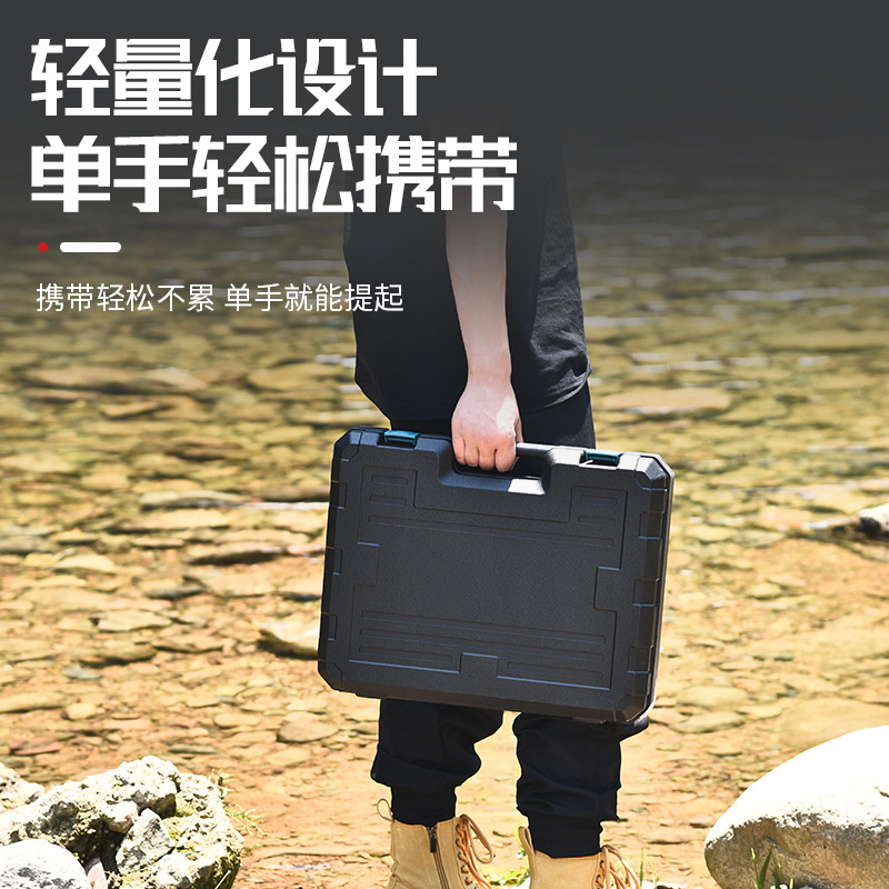 Nuevo juego de herramientas de hardware manual transfronterizo, caja de combinación de mantenimiento de automóviles de carpintería manual multifuncional para el hogar