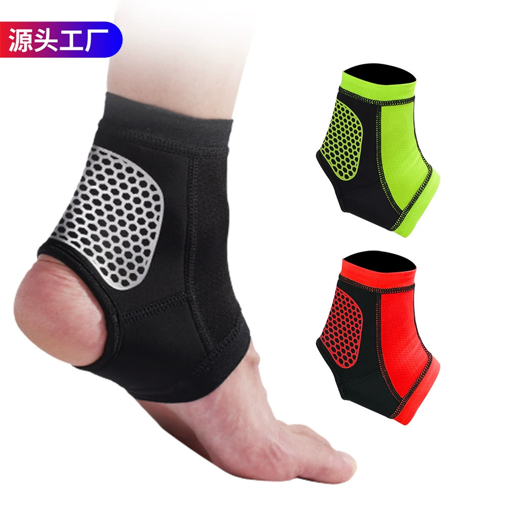 Спортивный бандаж для голеностопа для активного отдыха, защита от растяжений для баскетбола и футбола, силиконовый противоскользящий бандаж для голеностопа