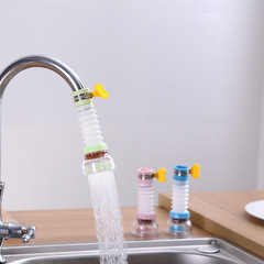 Kitchen energy-saving shower head, kitchen rotating extensible faucet shower head, multi-layer water-saving device with filter layer and activated carbon