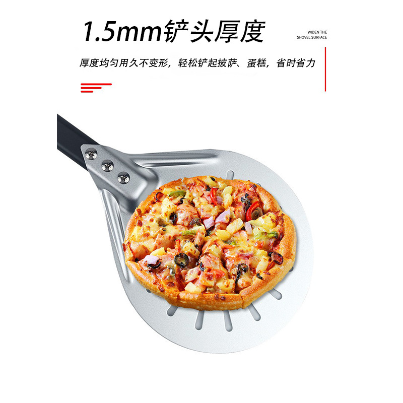 7 pulgadas 8 pulgadas 9 pulgadas 10 pulgadas pala de pizza de oxidación venta directa herramientas de transferencia de pizza herramientas de cocina para hornear image 2