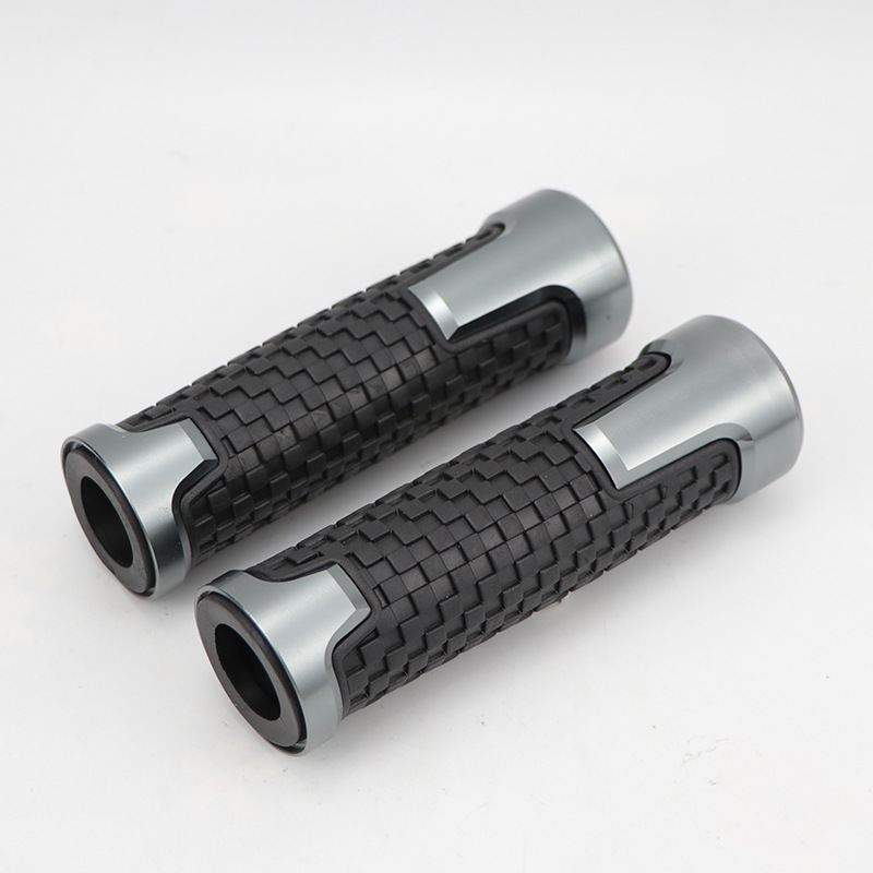 Motorcycle Handlebar Grips Cnc Modified Handlebar Rubber Grips 22mm Universal Handlebar Rubber Grips Throttle Grip