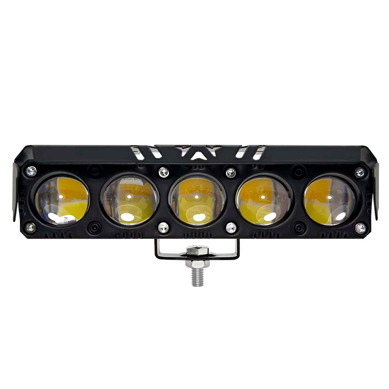 5개의 진주 노란색과 흰색 색상