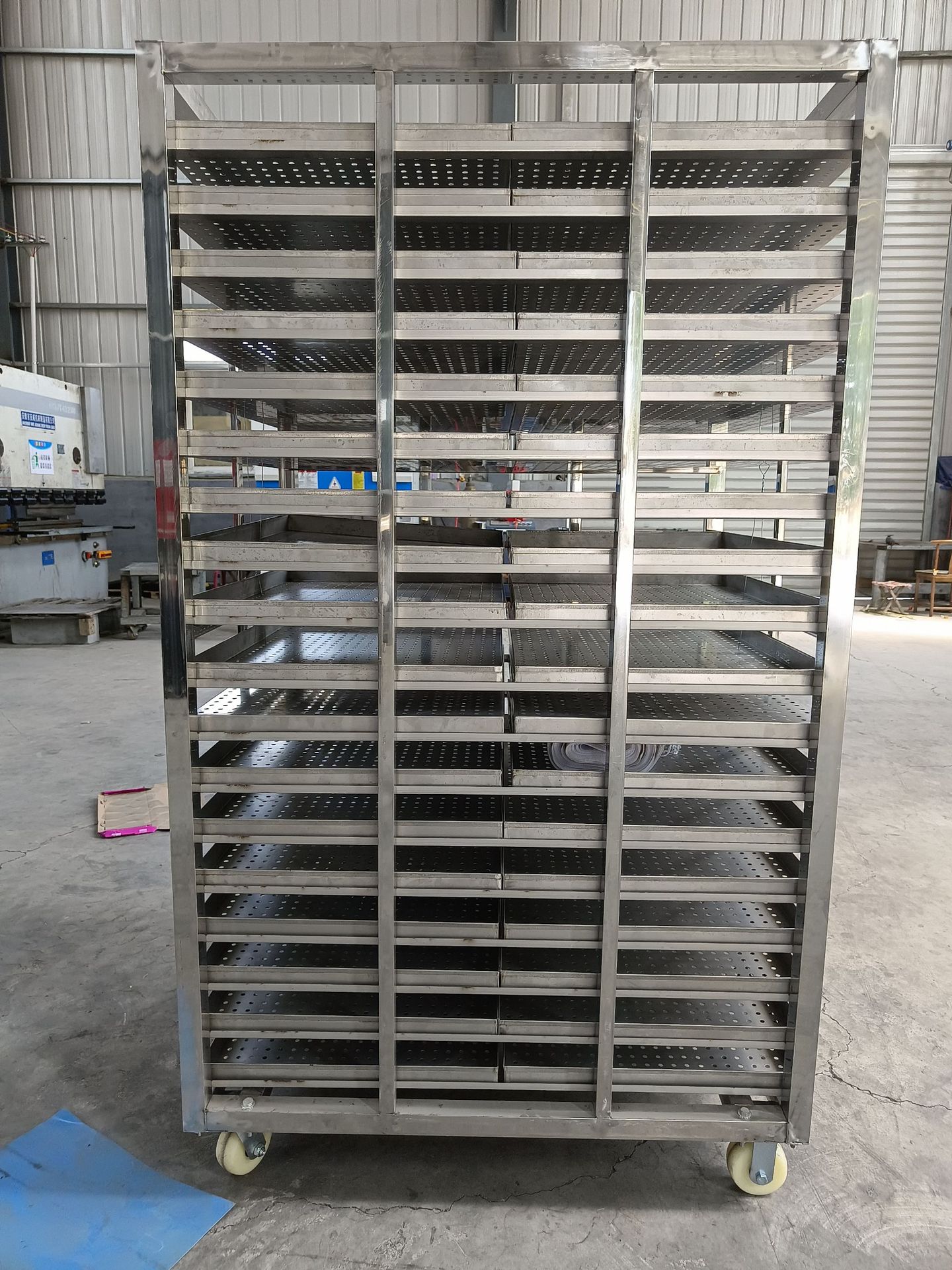 不锈钢馒头架子车  不锈钢烘干架车 食品冷冻周转车