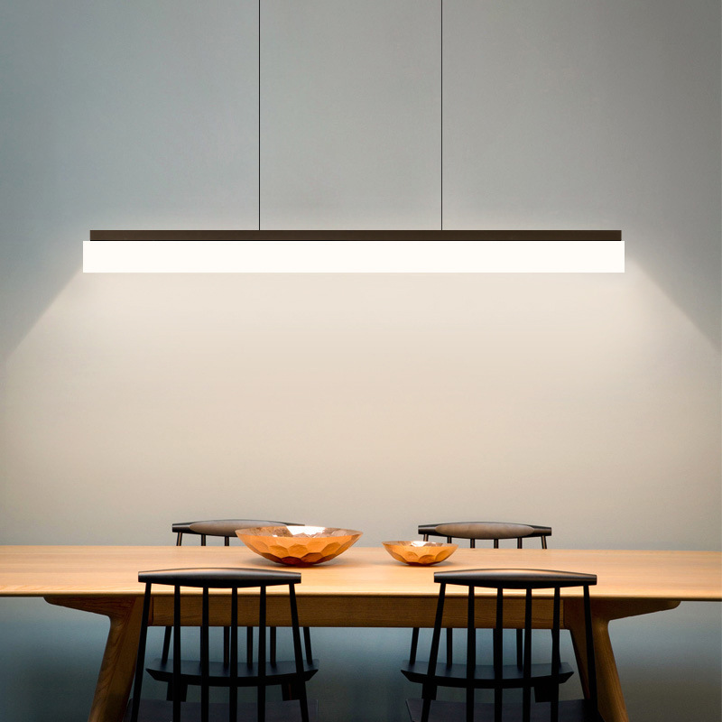 LED strip office lamp chandelier lamp conference room front desk one-character restaurant shop shape super bright strip lamp LED strip office lamp chandelier lamp conference room front desk one-character restaurant shop shape super bright strip lamp